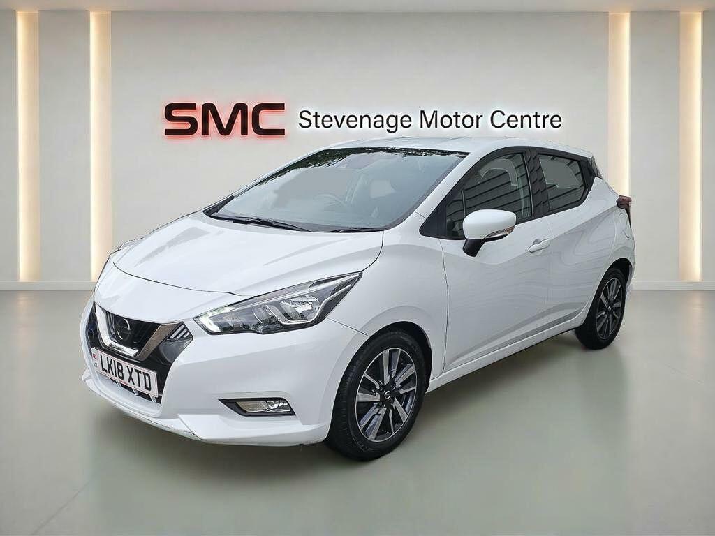 Nissan Micra Acenta White #3