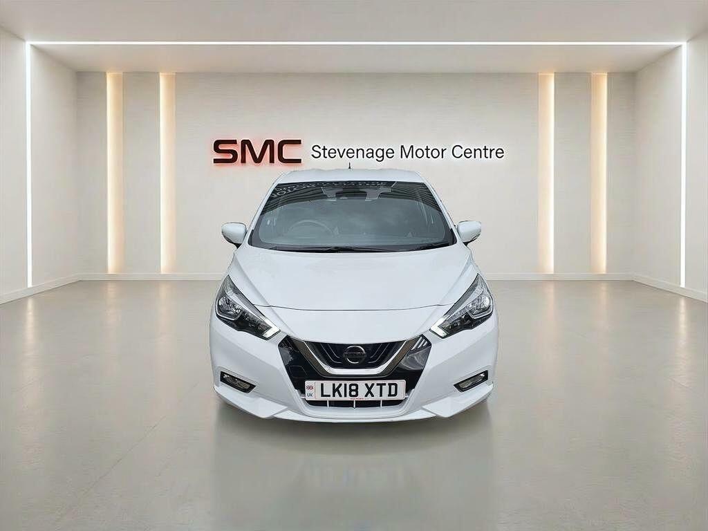 Nissan Micra Acenta White #6