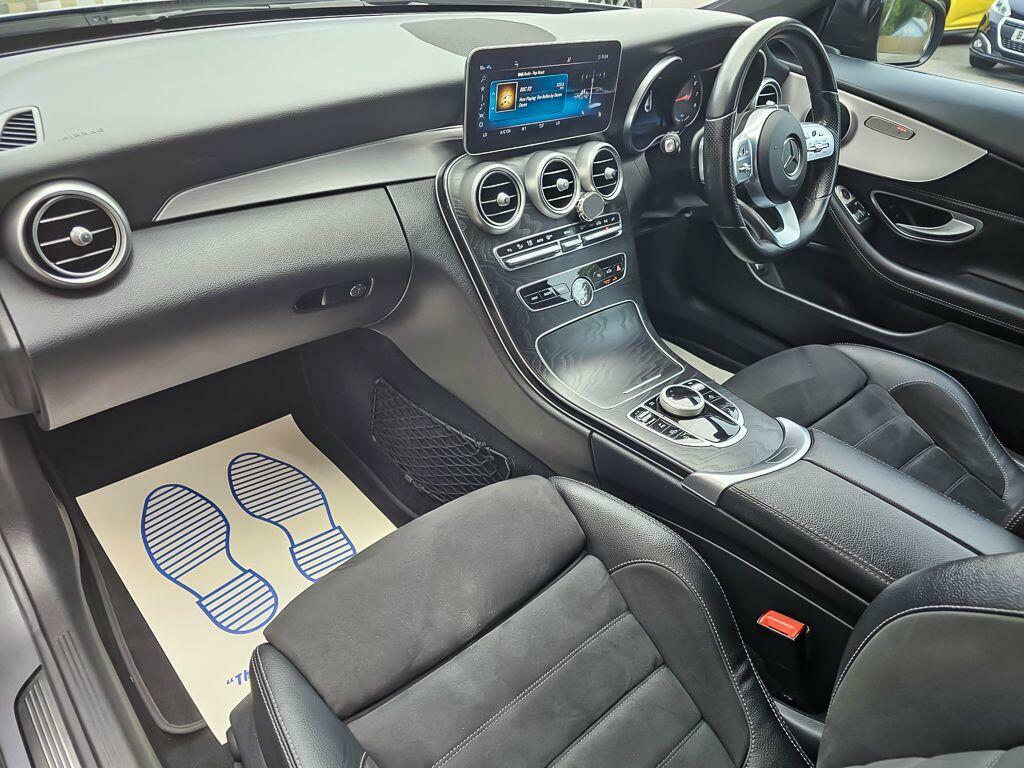 Mercedes-Benz C Class C 200 Amg Line Coup Black #13