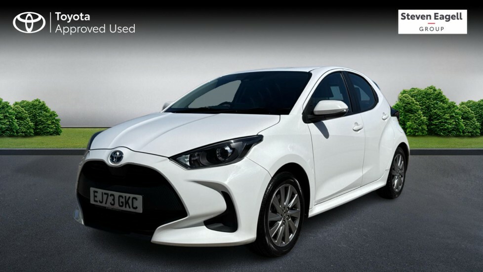 Toyota Yaris 1.5 Vvt-h Icon E-cvt Euro 6 Ss EJ73GKC White #3