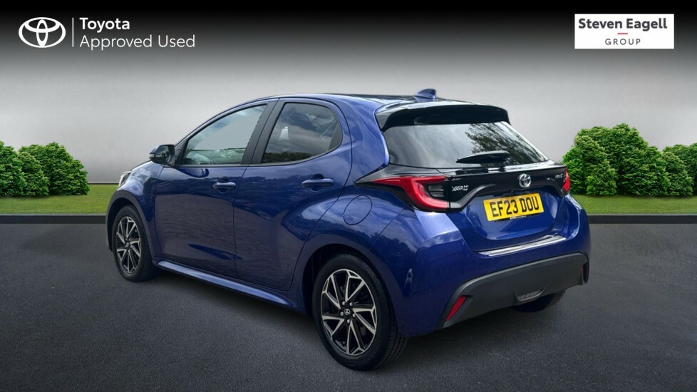 Toyota Yaris 1.5 Vvt-h Design Hatchback Hybrid E-cvt EF23DOU Blue #4