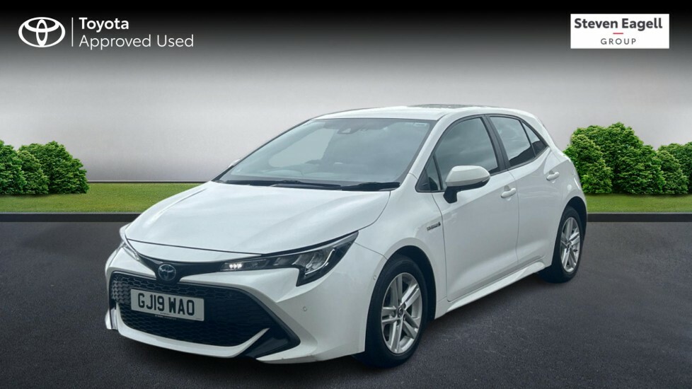 Toyota Corolla 1.8 Vvt-h Icon Tech Cvt Euro 6 Ss GJ19WAO White #3