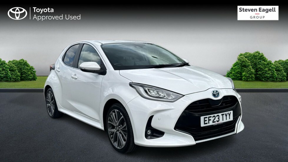 Toyota Yaris 1.5 Vvt-h Excel Hatchback Hybrid E-cvt White