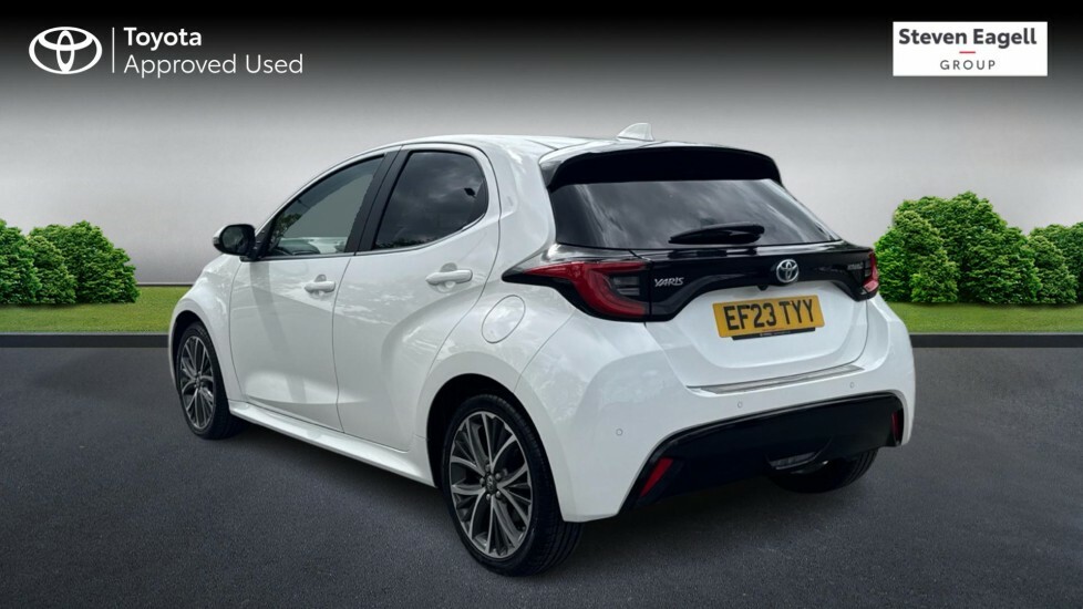 Toyota Yaris 1.5 Vvt-h Excel Hatchback Hybrid E-cvt EF23TYY White #4