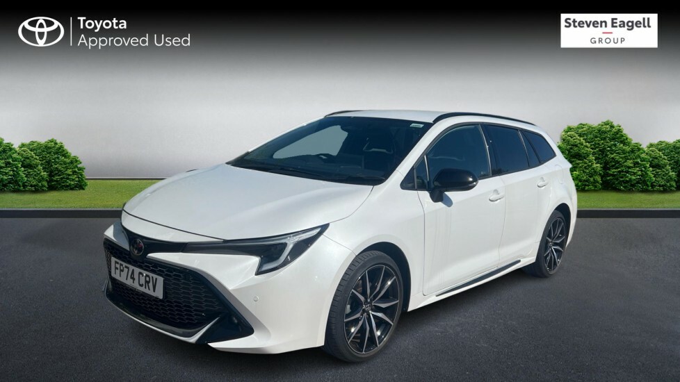 Toyota Corolla 1.8 Vvt-h Gr Sport Touring Sports Cvt Euro 6 Ss FP74CRV White #3