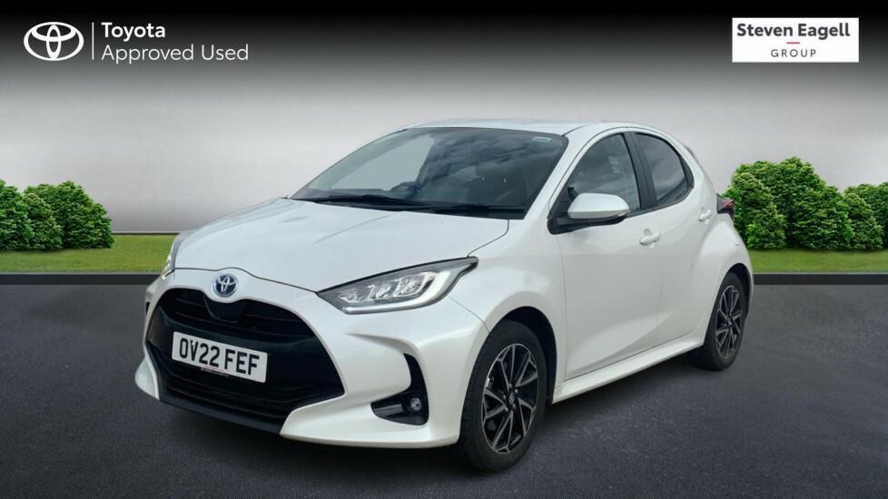 Toyota Yaris 1.5 Vvt-h Design E-cvt Euro 6 Ss OV22FEF White #3