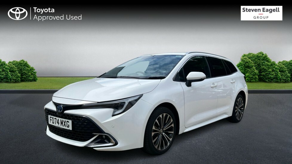 Toyota Corolla 1.8 Vvt-h Design Touring Sports Cvt Euro 6 Ss 5 FD74MXG White #3