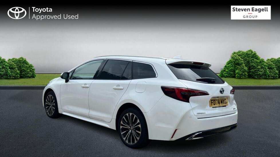 Toyota Corolla 1.8 Vvt-h Design Touring Sports Cvt Euro 6 Ss 5 FD74MXG White #4