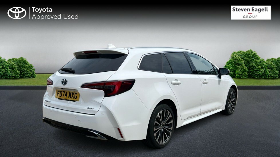 Toyota Corolla 1.8 Vvt-h Design Touring Sports Cvt Euro 6 Ss 5 FD74MXG White #2
