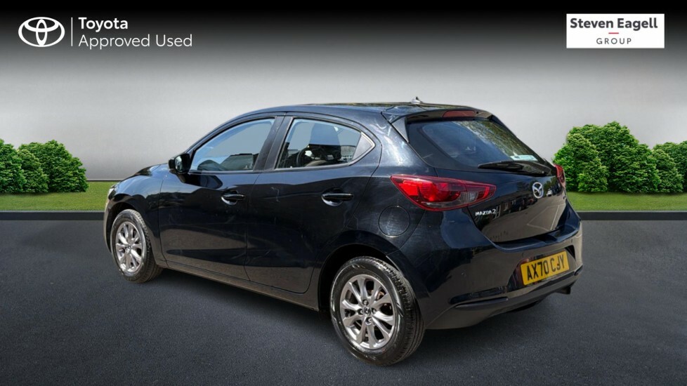 Mazda 2 1.5 Skyactiv-g Mhev Se-l Nav Hatchback AX70CJY Black #4