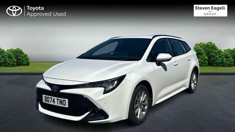 Toyota Corolla 1.8 Vvt-h Icon Touring Sports Cvt Euro 6 Ss BD74TNO White #3