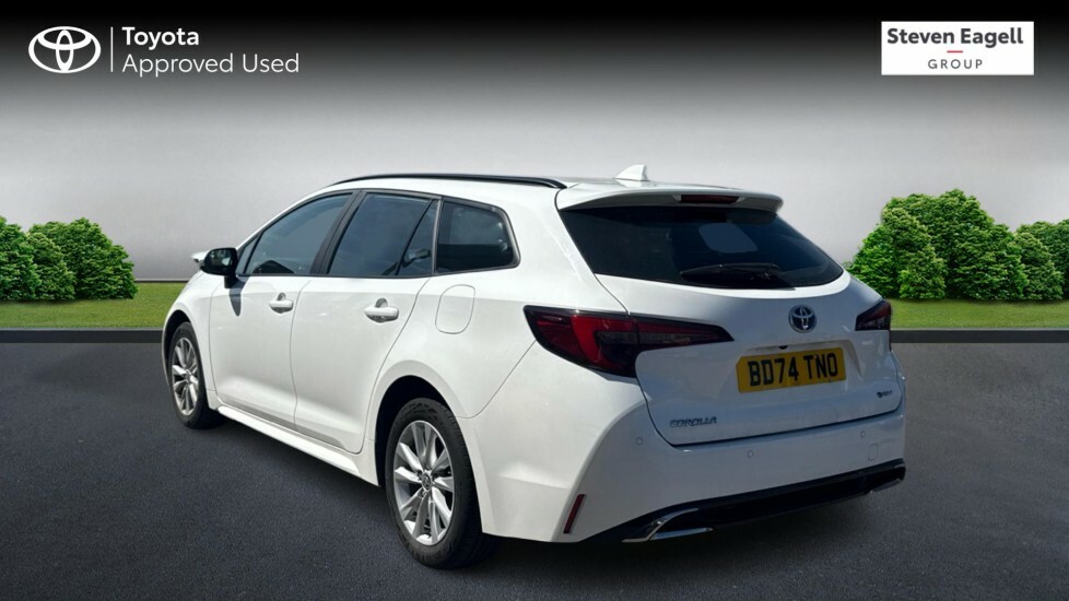 Toyota Corolla 1.8 Vvt-h Icon Touring Sports Cvt Euro 6 Ss BD74TNO White #4