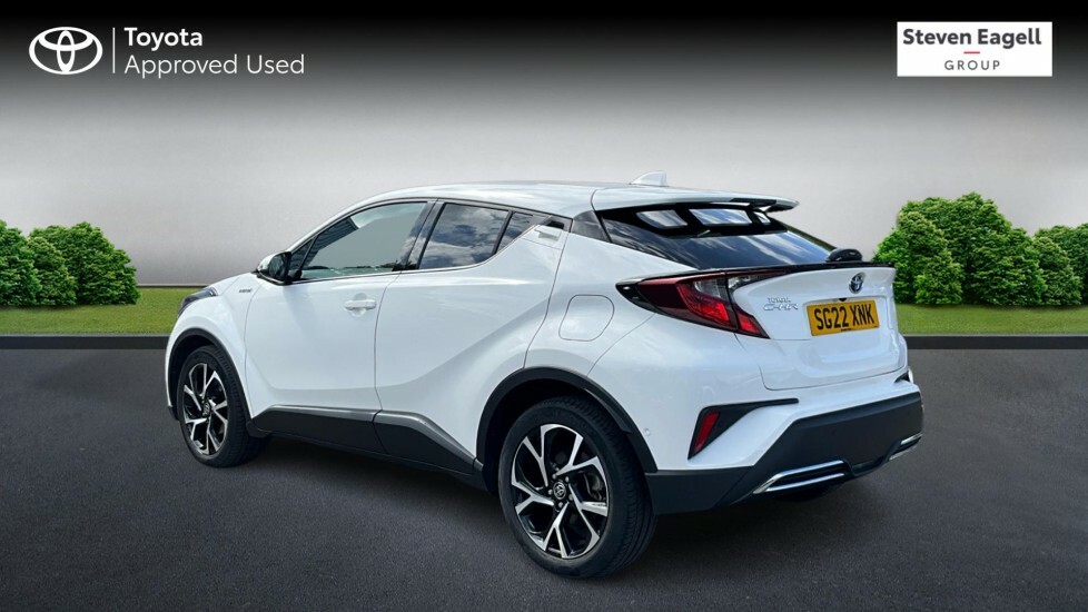 Toyota C-Hr 2.0 Vvt-h Gpf Design Suv Hybrid Cvt Eur White #4