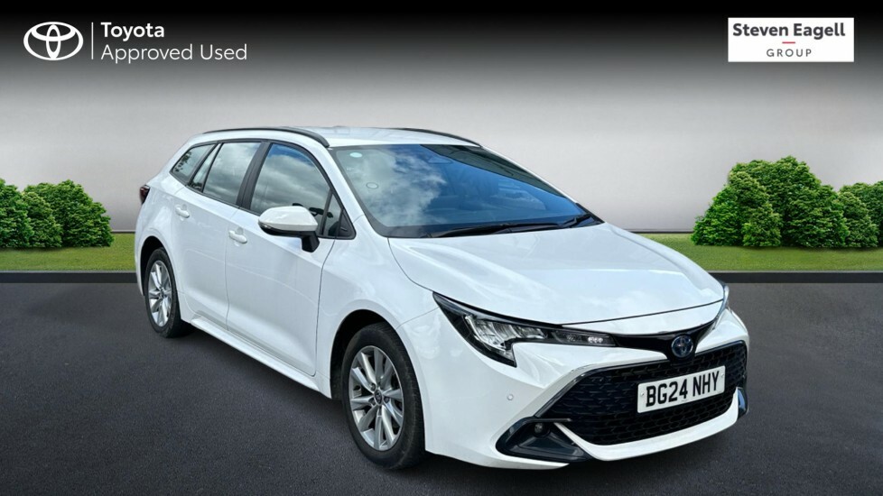 Toyota Corolla 1.8 Vvt-h Icon Touring Sports Hybrid Cv White