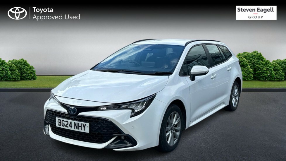 Toyota Corolla 1.8 Vvt-h Icon Touring Sports Hybrid Cv BG24NHY White #3