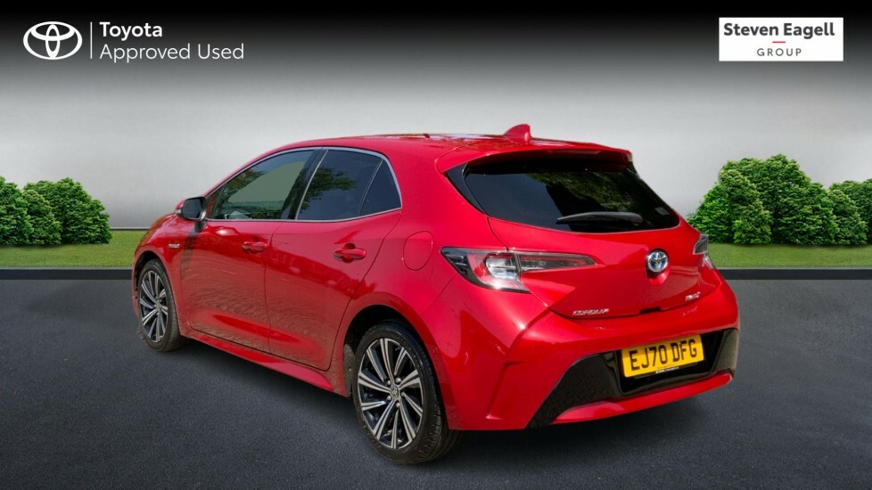 Toyota Corolla 1.8 Vvt-h Design Hatchback Hybrid Cvt E EJ70DFG Red #4