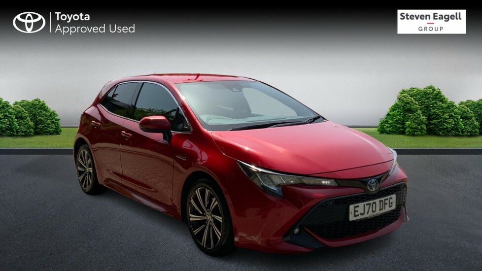 Toyota Corolla 1.8 Vvt-h Design Hatchback Hybrid Cvt E Red