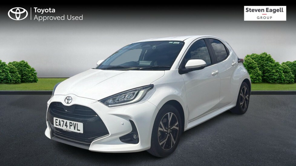 Toyota Yaris 1.5 Vvt-h Design Hatchback Hybrid E-cvt EA74PVL White #3
