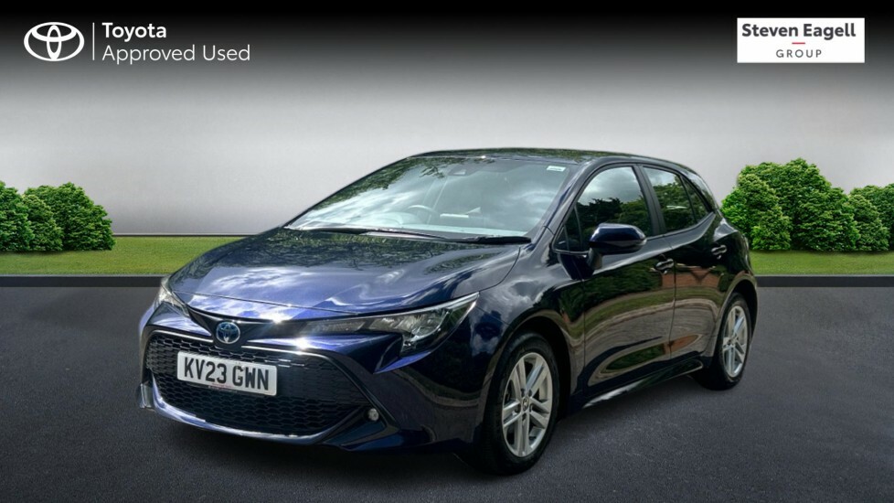 Toyota Corolla 1.8 Vvt-h Icon Hatchback Hybrid Cvt Eur KV23GWN Blue #3