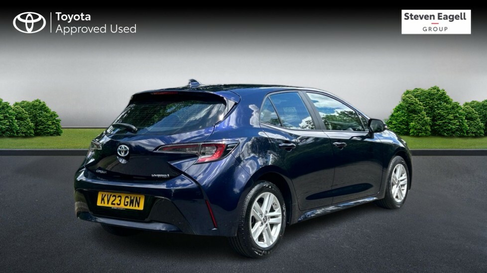 Toyota Corolla 1.8 Vvt-h Icon Hatchback Hybrid Cvt Eur KV23GWN Blue #2
