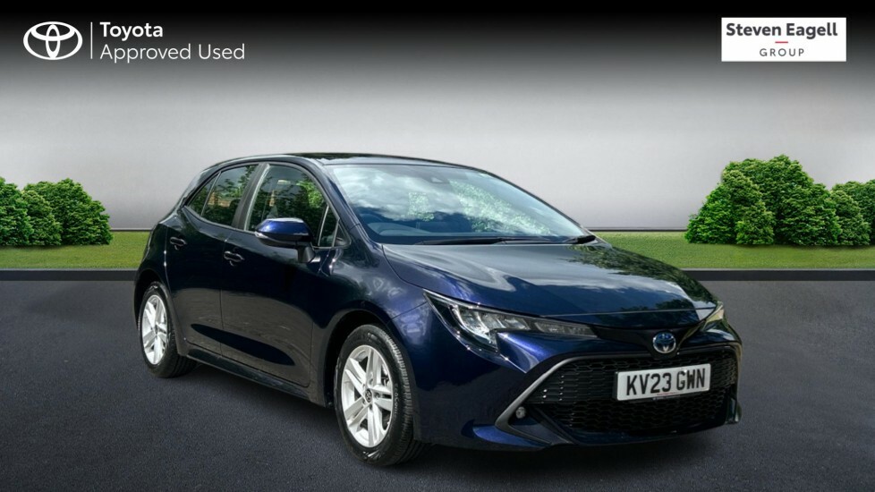Toyota Corolla 1.8 Vvt-h Icon Hatchback Hybrid Cvt Eur KV23GWN Blue