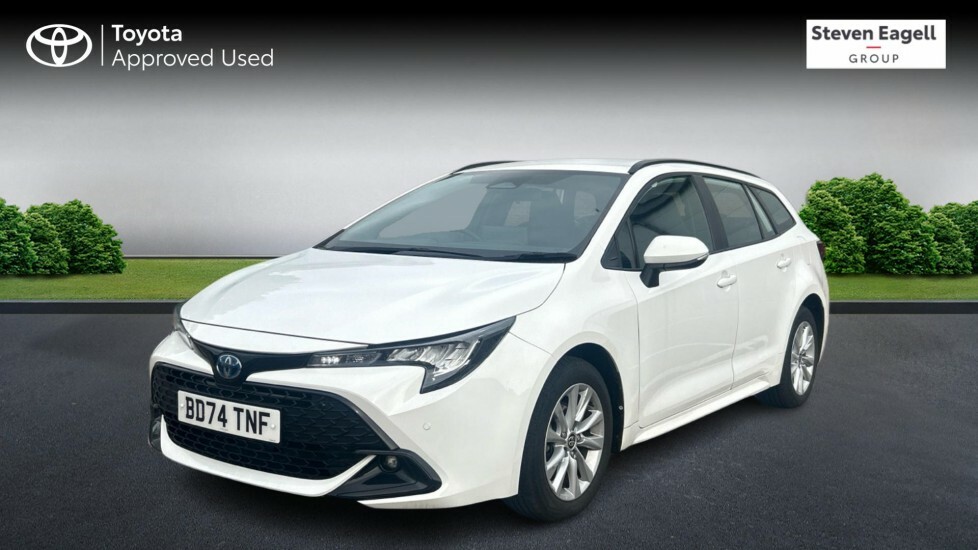 Toyota Corolla 1.8 Vvt-h Icon Touring Sports Hybrid Cv BD74TNF White #3