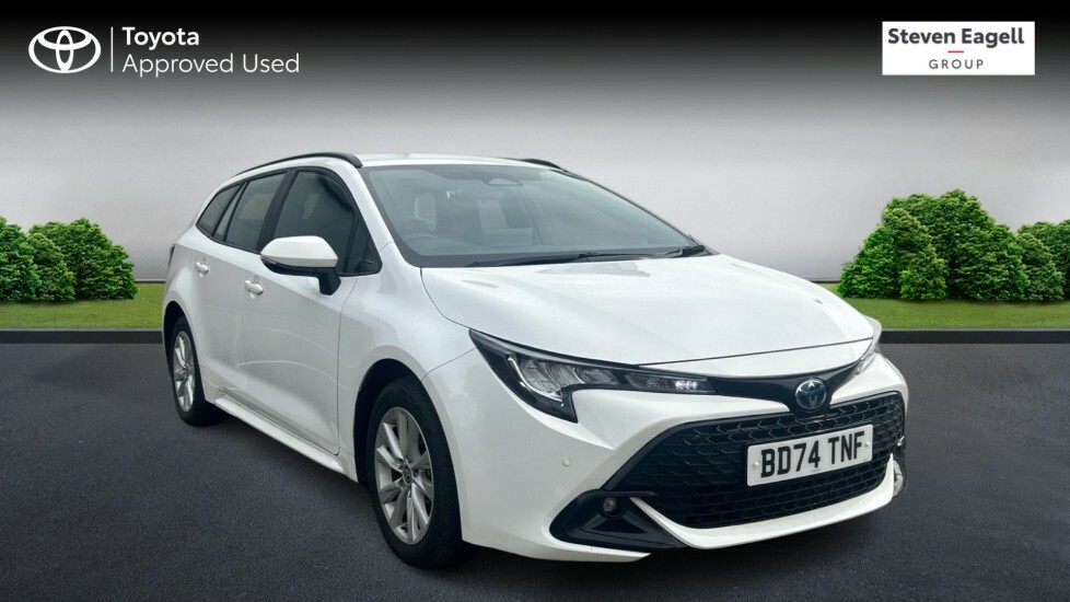Toyota Corolla 1.8 Vvt-h Icon Touring Sports Hybrid Cv BD74TNF White