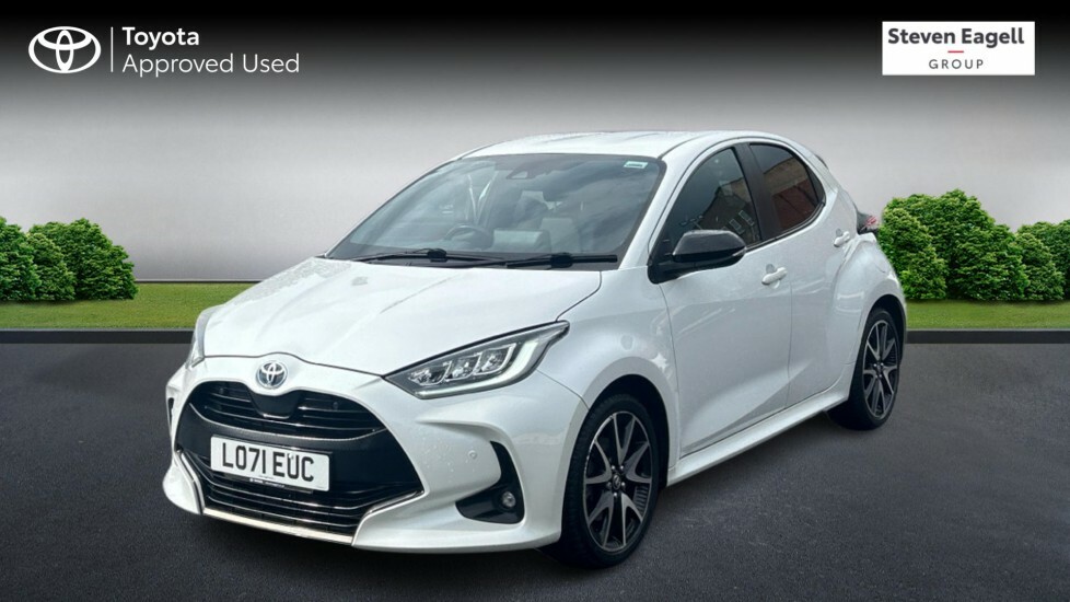 Toyota Yaris 1.5 Vvt-h Dynamic E-cvt Euro 6 Ss LO71EUC White #3
