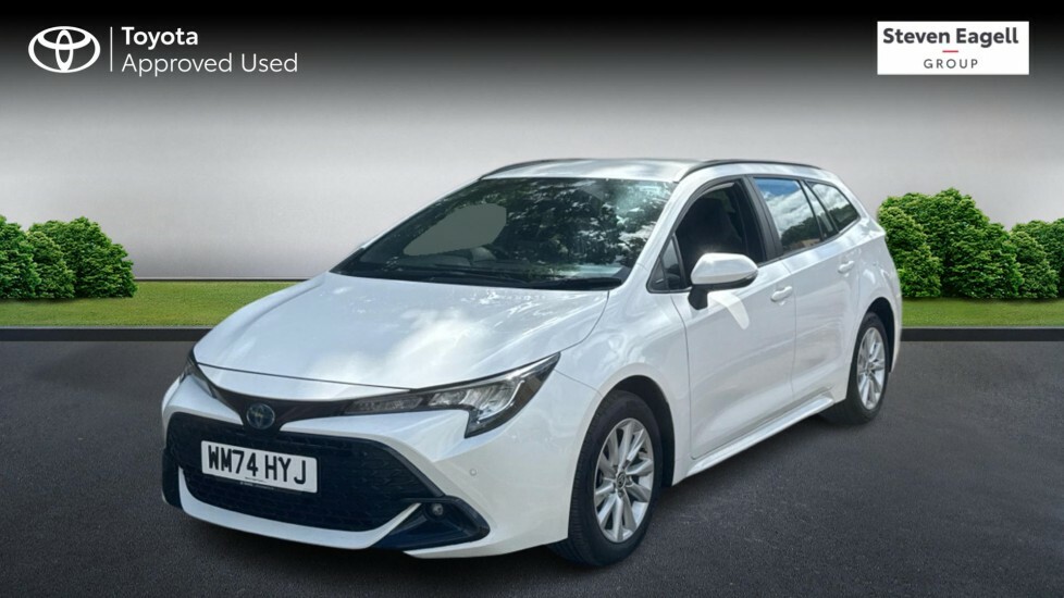 Toyota Corolla 2.0 Vvt-h Icon Touring Sports Cvt Euro 6 Ss WM74HYJ White #6