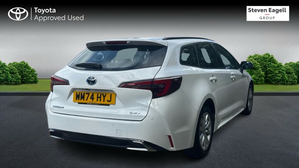 Toyota Corolla 2.0 Vvt-h Icon Touring Sports Cvt Euro 6 Ss WM74HYJ White #4