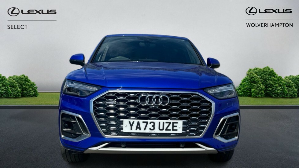 Audi Q5 2.0 Tfsie 50 S Line Sportback S Tronic Quattro Eur YA73UZE Blue #4