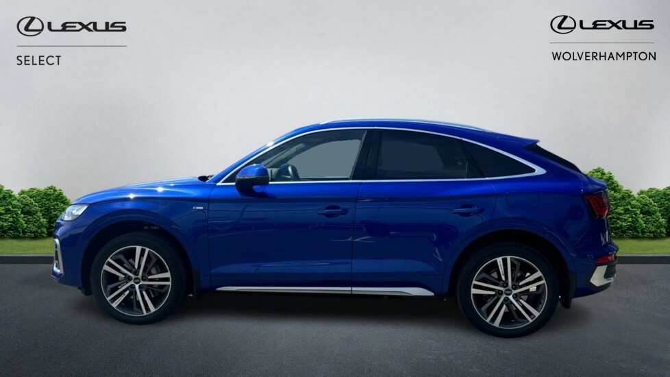 Audi Q5 2.0 Tfsie 50 S Line Sportback S Tronic Quattro Eur YA73UZE Blue #3