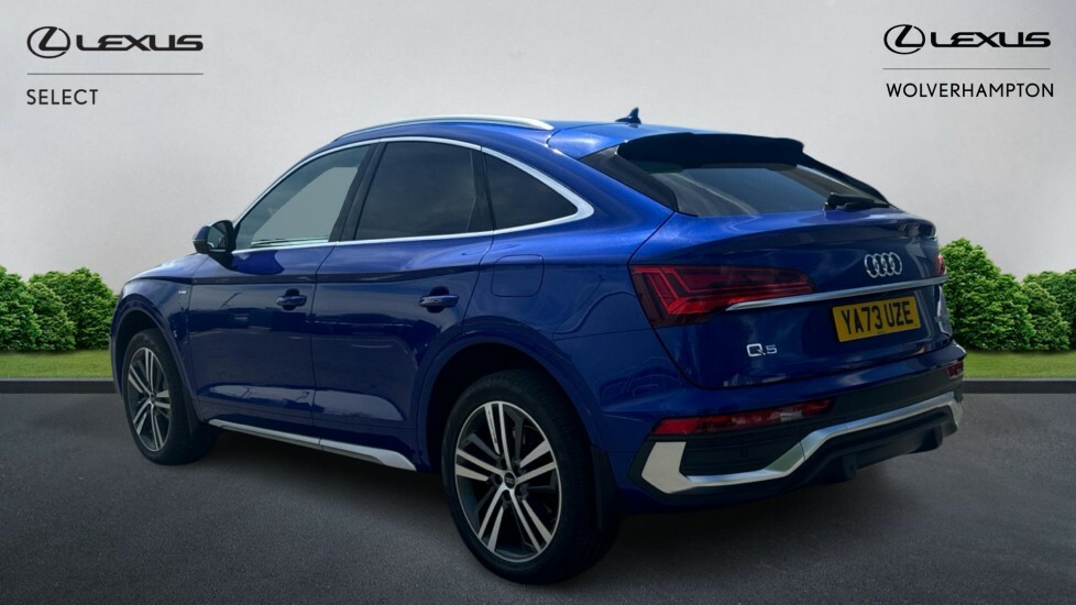 Audi Q5 2.0 Tfsie 50 S Line Sportback S Tronic Quattro Eur YA73UZE Blue #2