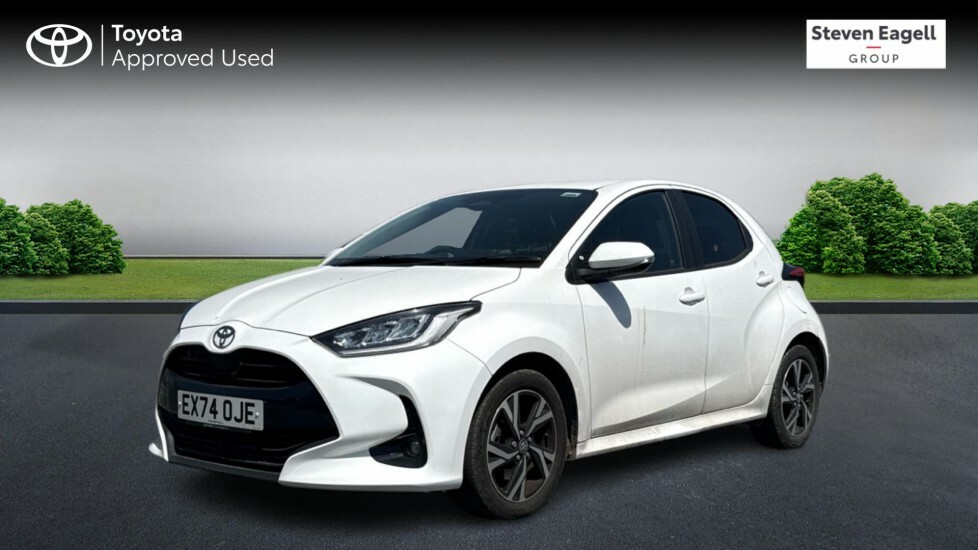 Toyota Yaris 1.5 Vvt-h Design E-cvt Euro 6 Ss EX74OJE White #3