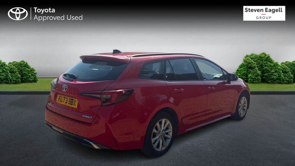 Toyota Corolla 1.8 Vvt-h Icon Touring Sports Hybrid Cv FL73BBX Red #2