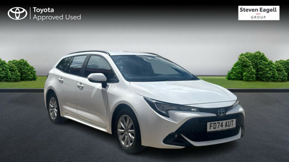 Toyota Corolla 1.8 Vvt-h Icon Touring Sports Cvt Euro 6 Ss FD74AUT White
