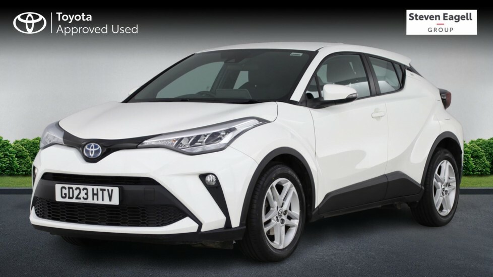 Toyota C-Hr 1.8 Vvt-h Icon Cvt Euro 6 Ss GD23HTV White #3