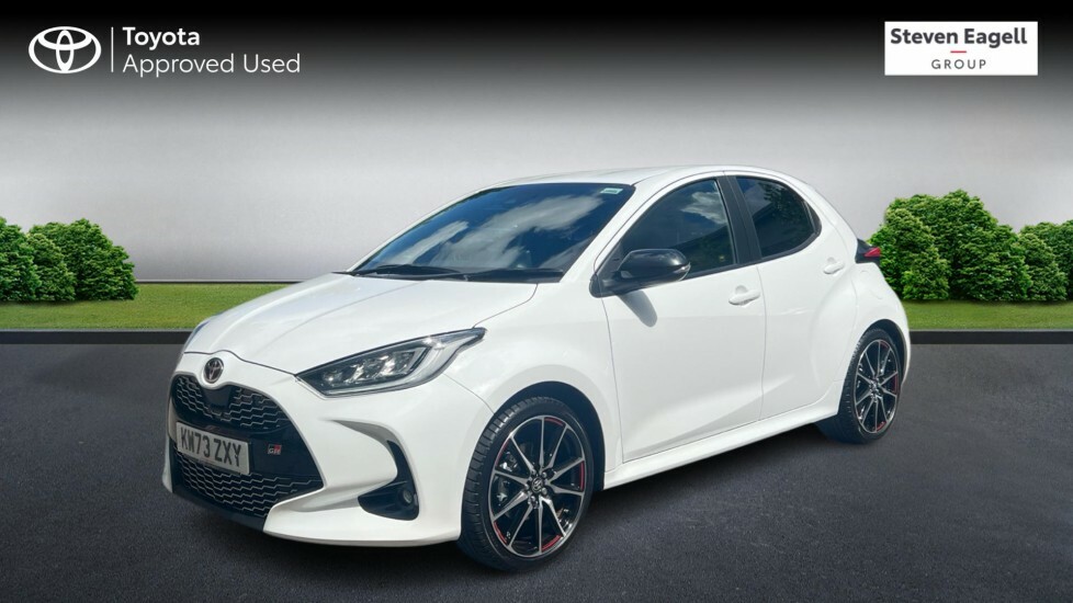 Toyota Yaris 1.5 Vvt-h Gr Sport E-cvt Euro 6 Ss KW73ZXY White #3