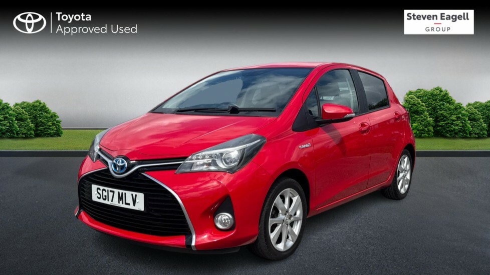 Toyota Yaris 1.5 Vvt-h Excel E-cvt Euro 6 Ss 15In Alloy SG17MLV Red #3