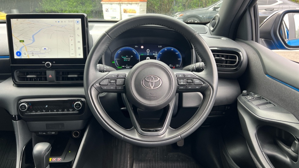Toyota Yaris 1.5 Hybrid 130 Premiere Edition Cvt Blue #7
