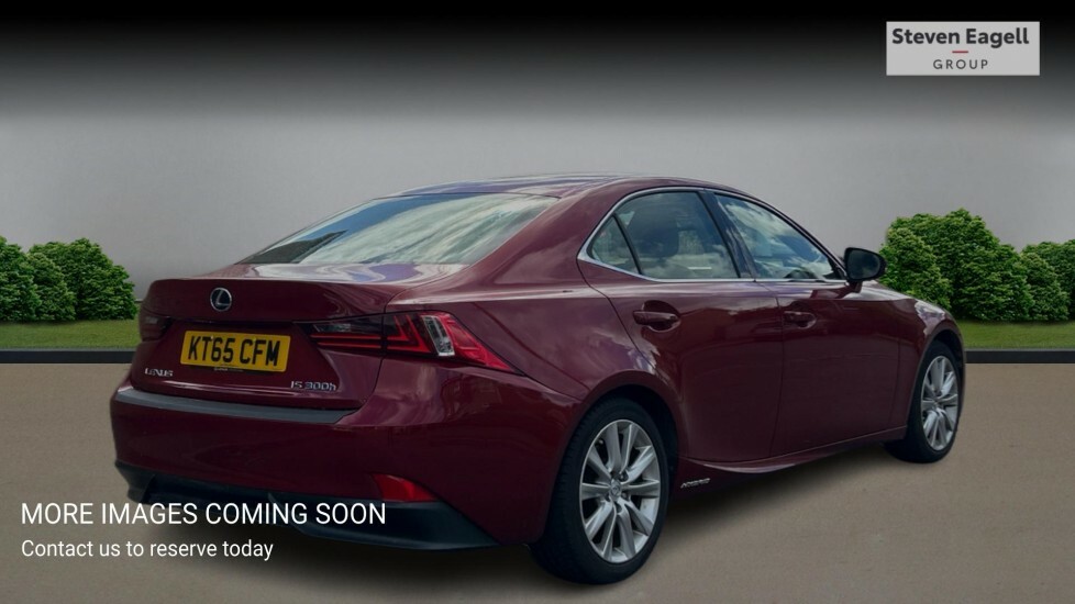 Lexus IS 2.5 300H Executive Edition Saloon Hybri Red #4