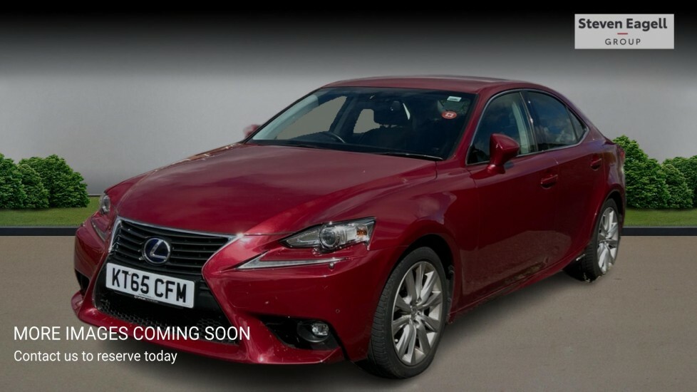 Lexus IS 2.5 300H Executive Edition Saloon Hybri Red #3