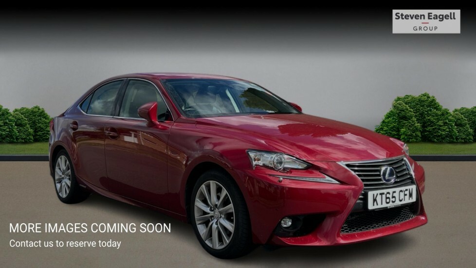Lexus IS 2.5 300H Executive Edition Saloon Hybri Red