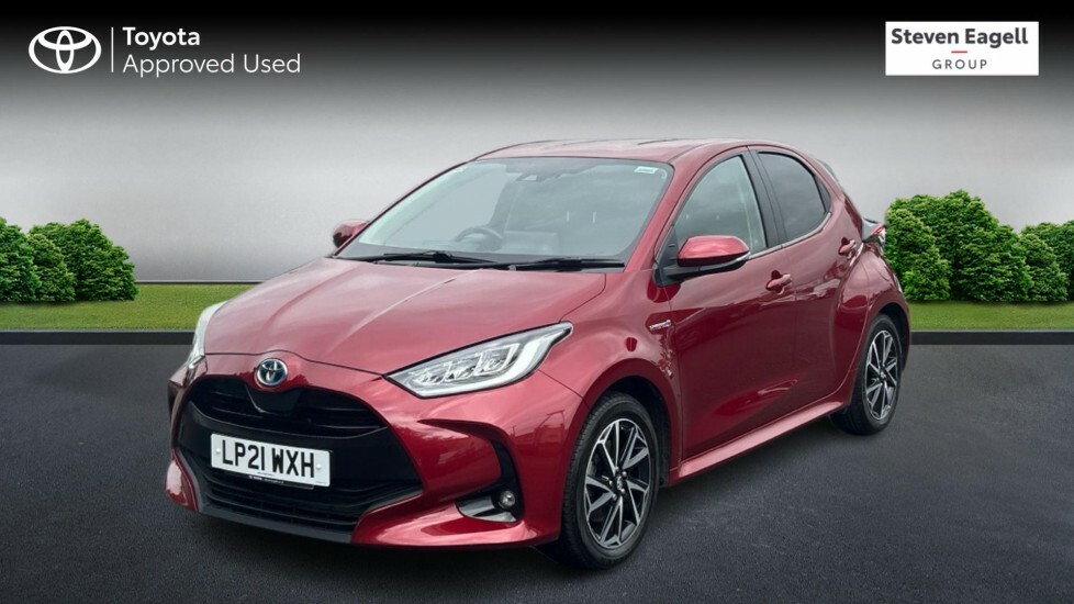 Toyota Yaris 1.5 Vvt-h Design E-cvt Euro 6 Ss Red #3