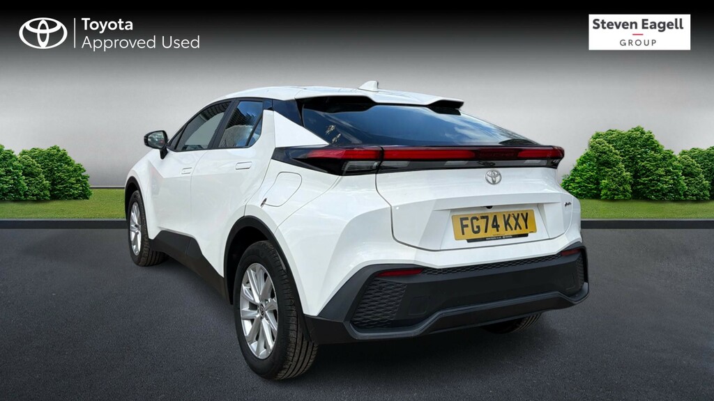 Toyota C-Hr 1.8 Vvt-h Icon Cvt Euro 6 Ss White #4