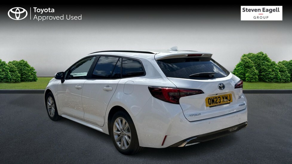Toyota Corolla 1.8 Vvt-h Icon Touring Sports Cvt Euro 6 Ss White #4