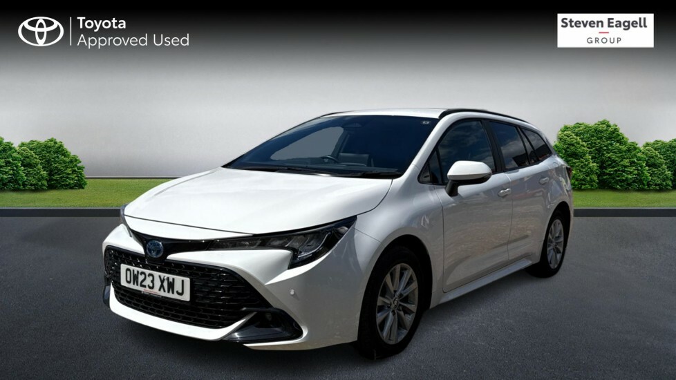 Toyota Corolla 1.8 Vvt-h Icon Touring Sports Cvt Euro 6 Ss White #3