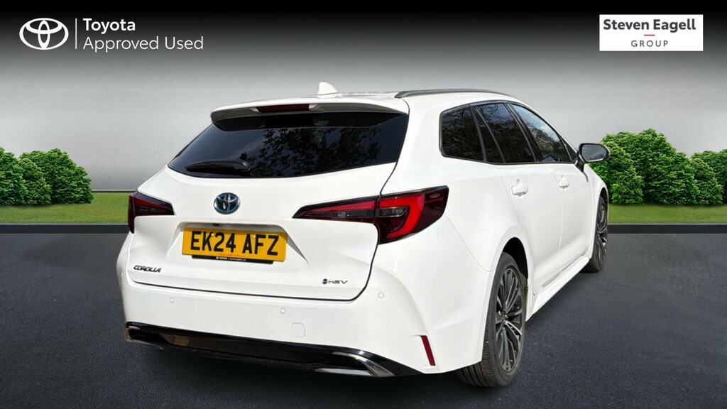 Toyota Corolla 1.8 Vvt-h Design Touring Sports Cvt Euro 6 Ss 5 White #2