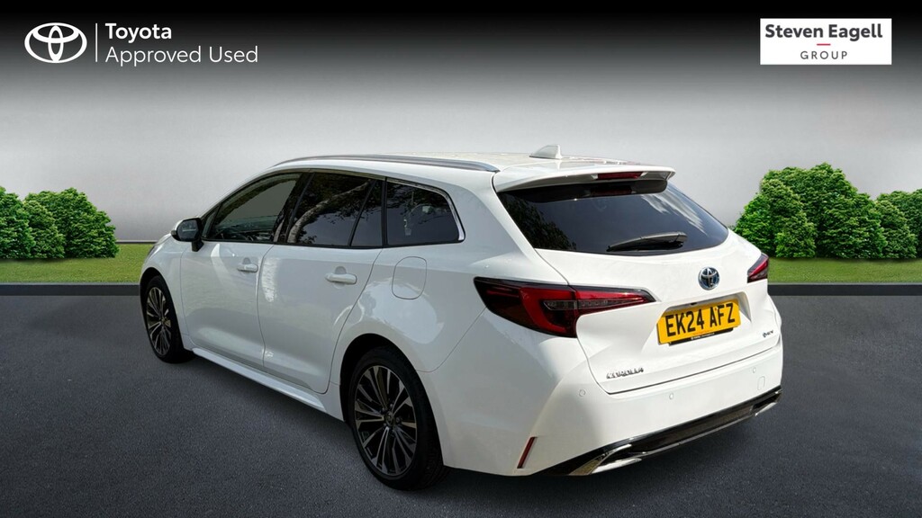 Toyota Corolla 1.8 Vvt-h Design Touring Sports Cvt Euro 6 Ss 5 White #4