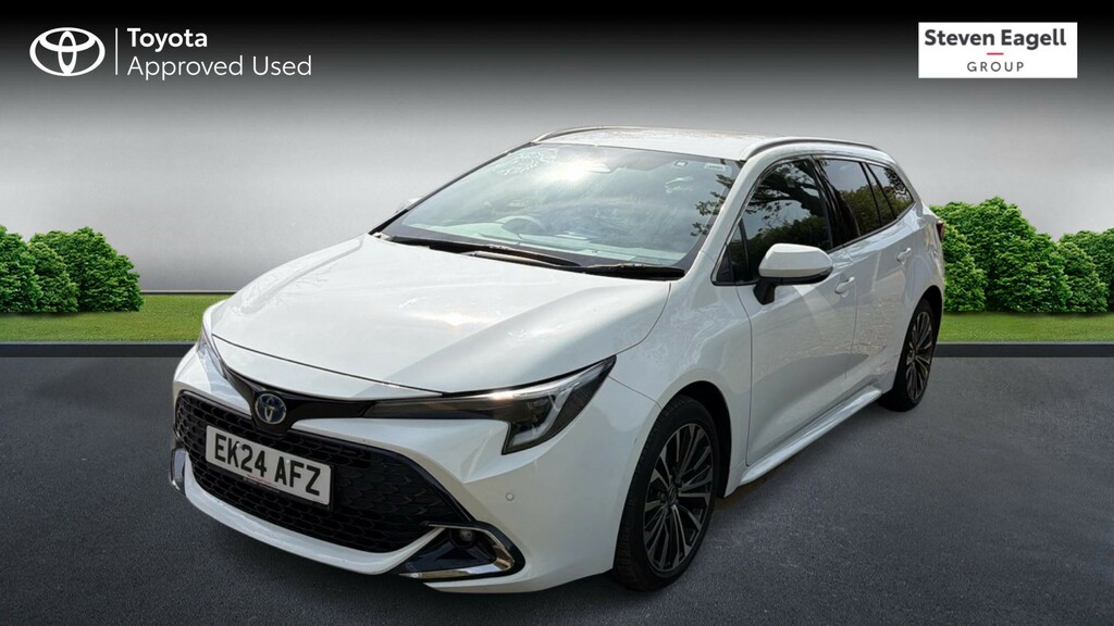 Toyota Corolla 1.8 Vvt-h Design Touring Sports Cvt Euro 6 Ss 5 White #3